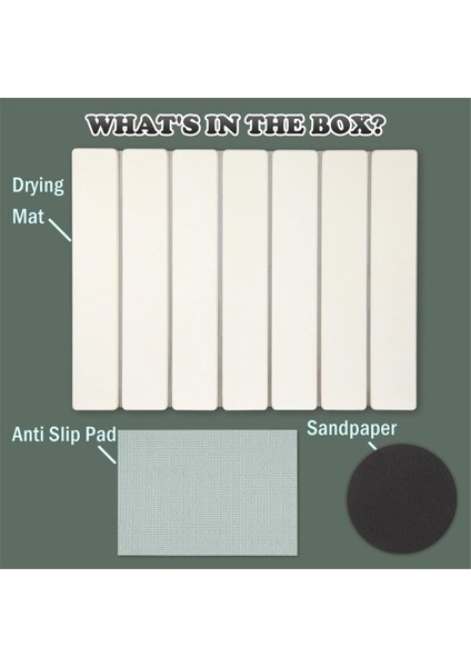 Mutfak Tezgahı Için Taş Kurutma Paspası, Katlanabilir Tabak Kurutma Paspası, Hızlı Kuru Taş Kurutma Paspası, Yiyecek Güvenli ve Çok Amaçlı 1 Adet (Yurt Dışından) fiyatları