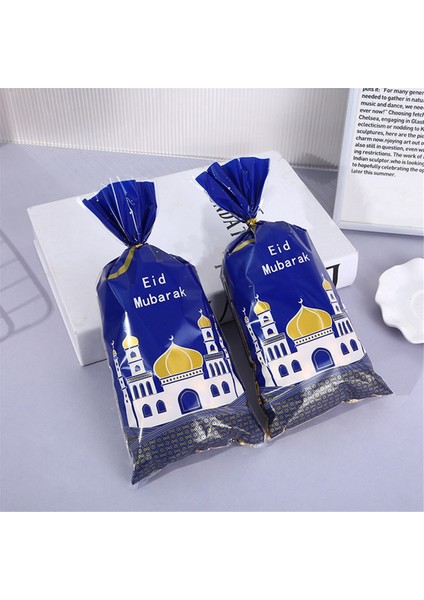 Eid Mubarak Hediye Çantaları Plastik Kurabiye Şeker Çantası Ramazan Kareem Islami Müslüman Partisi Malzemeler Eid Al-Fitr Hediye (Yurt Dışından) fiyatları