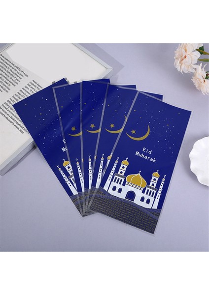 Eid Mubarak Hediye Çantaları Plastik Kurabiye Şeker Çantası Ramazan Kareem Islami Müslüman Partisi Malzemeler Eid Al-Fitr Hediye (Yurt Dışından) fırsatları