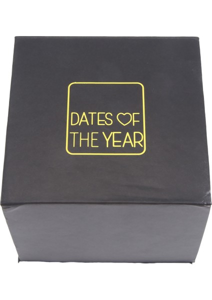 Bir Yıllık Tarihler: Sürpriz Baskı - Çiftler Noel Için Hediye. Mühürlü Tarih Fikirleri Olan Bir Tarih Gece Kutusu, Mükemmel Kağıt (Yurt Dışından) modelleri