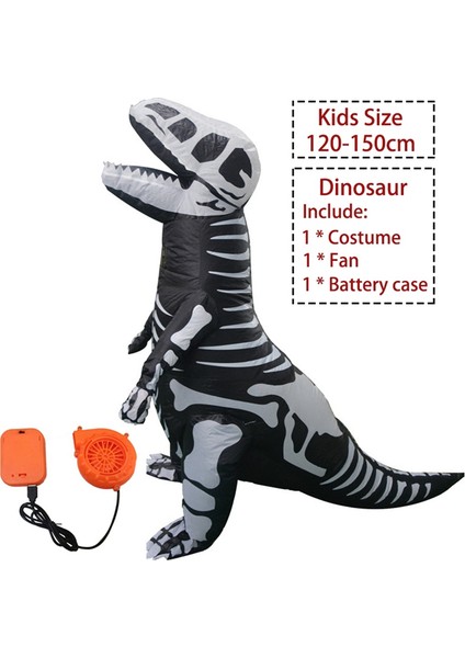 Şişme Kostüm Dinozor Iskeleti Karnaval Cosplay Partisi Süslü Elbise Çocuklar Için Doğum Günü Kıyafetleri (Yurt Dışından) modelleri