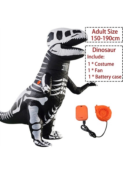 Şişme Kostüm Dinozor Iskeleti Karnaval Cosplay Partisi Süslü Elbise Çocuklar Için Doğum Günü Kıyafetleri (Yurt Dışından) indirimleri