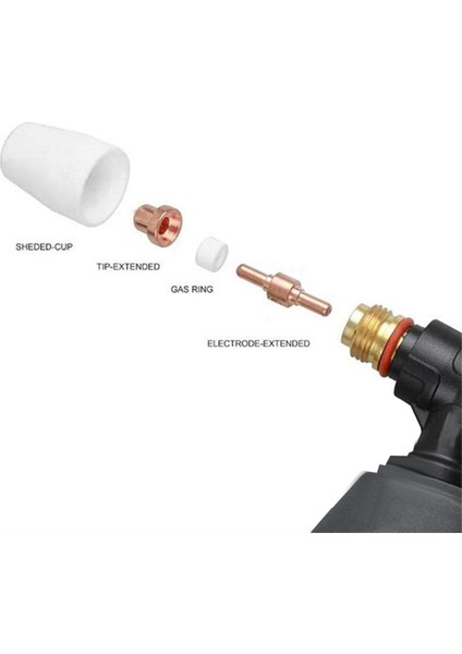 Lg-40 Pt-31 Kesici Sarf Malzemeleri Için 40PC Hava Plazma Kesme Ipuçları Cut-40 CUT-50D Elektrot Kalkan Kupaları (Yurt Dışından) fırsatları