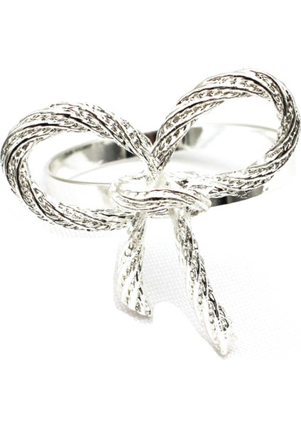 10 Adet Kelebek Çevre Bağlamalı Gümüş Peçete Yüzüğü, Otel ve Restoran Için Peçete Tokası (Yurt Dışından)