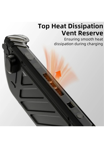 Steam Güverte Lcd/oled Ön Kapak Taşınabilir Koruyucu Kasa Geliştirilmiş Oyun Deneyimi Için Hardshell Koruyucu Kılıf (Yurt Dışından) modelleri