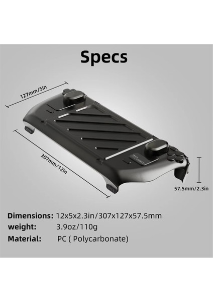 Steam Güverte Lcd/oled Ön Kapak Taşınabilir Koruyucu Kasa Geliştirilmiş Oyun Deneyimi Için Hardshell Koruyucu Kılıf (Yurt Dışından) fırsatları