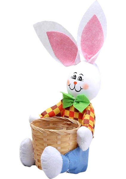 Paskalya Dekorasyonları, Sevimli Tavşan Paskalya Sepeti Yumurtaları Şeker Hediyeleri Depolama Tavşan Çanta Parti Dekorasyonu (Yurt Dışından)