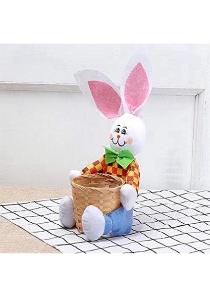 Paskalya Dekorasyonları, Sevimli Tavşan Paskalya Sepeti Yumurtaları Şeker Hediyeleri Depolama Tavşan Çanta Parti Dekorasyonu (Yurt Dışından) modelleri