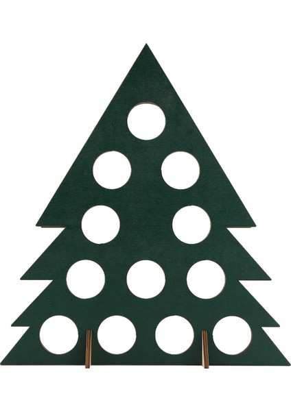 Yetişkinler Ahşap Noel Ağacı Mini Alkol Tutucu Şarap Şişesi Stand Hediyeleri ile Takvim Likör Ağacı Geri Sayım (Yurt Dışından) fırsatları