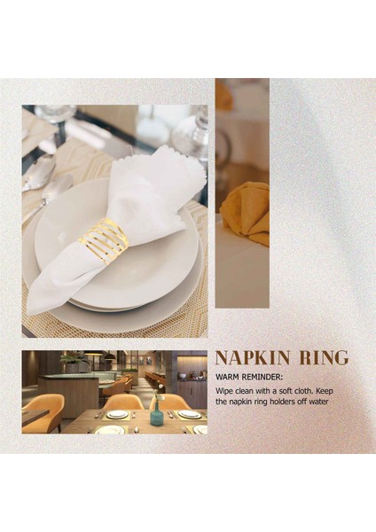 10PCS Otel Peçete Yüzüğü Peçete Sahibi Metal Peçete Tokası Noel Düğün Partisi Altın Peçete Daire Ziyafet Yemek Masası Dekorasyon (Yurt Dışından) fiyatları