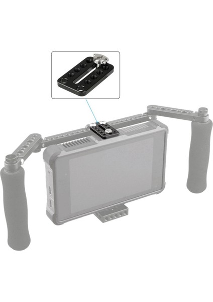 Dslr Kamera Monitör Montajları Için Evrensel Kamera Üst Kolay Plaka Track Bloklar, Kıyafetler ve Kısa Çubuklar (Yurt Dışından) indirimleri