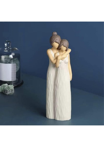 Anne ve Kızı Figürinler, Anne Kızı Kucaklayan Heykelcik Heykelleri, Anne Kızı Hediyeleri, Ev Yatak Odası Dekoru (Yurt Dışından) fırsatları