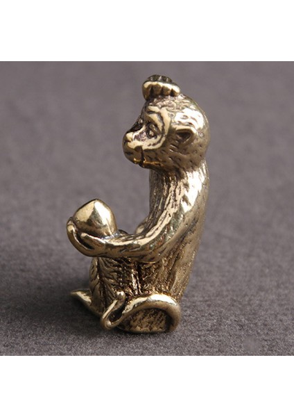 Bronz Mini Maymun Heykeli Maymun Heykeli Peyzaj Aksesuarları, Çay Masası, Masa Antika Küçük Bronz Eşya (Yurt Dışından) modelleri
