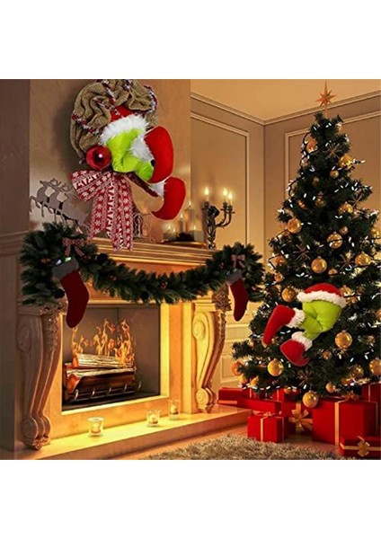 Çelenk, Noel Hırsızı Çelenk, Noel Hırsızı Nasıl Çaldı Ön Kapı Dekorasyonu Için Noel Çuval Bezi Çelenk Çelenk (Yurt Dışından) fiyatları