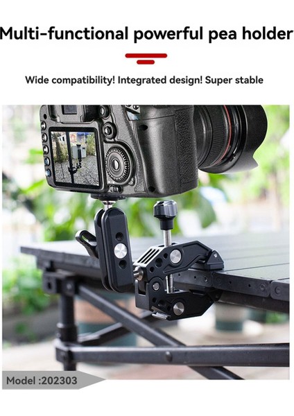 Gopro INSTA360 Djı Osmo Aciton Cep Telefonu Aksiyon Kamerası Için Çift 360 ° Ball Head Sihirli Kollu Alüminyum Süper Kelepçesi (Yurt Dışından) indirimleri