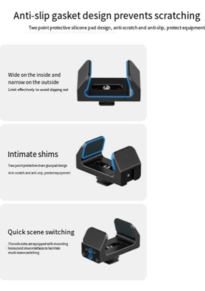 AA60-UNIVERSAL Power Bank Montajı Tutucu Soğuk Ayakkabı Montajı 53 mm Ila 72 mm Için Dslr Kamera Kamerası Kafesi Pil Kelepçesi (Yurt Dışından) indirimleri