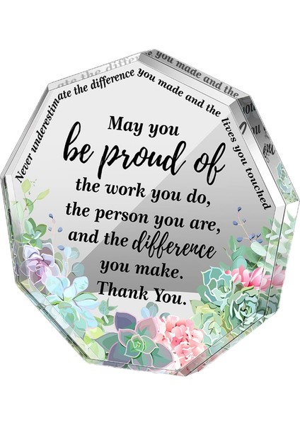 Arkadaş Için Hediye Kadın Için Hediye Kadın Doğum Günü Hediyeleri Arkadaş Için Hediyeler Gidiyor Hediyeler Iş Arkadaşım Için Plak 10X10CM (Yurt Dışından)