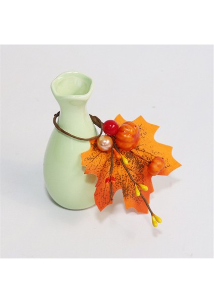 10PCS Pumkins Peçete Yüzük Şükran Günü Peçete Yüzük Tutucu Berry Peçeteli Halka Hasat Akçaağaç Meyve Kabak Peçete Yüzüğü (Yurt Dışından) fiyatları