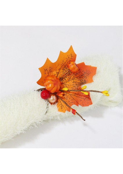 10PCS Pumkins Peçete Yüzük Şükran Günü Peçete Yüzük Tutucu Berry Peçeteli Halka Hasat Akçaağaç Meyve Kabak Peçete Yüzüğü (Yurt Dışından) indirimleri