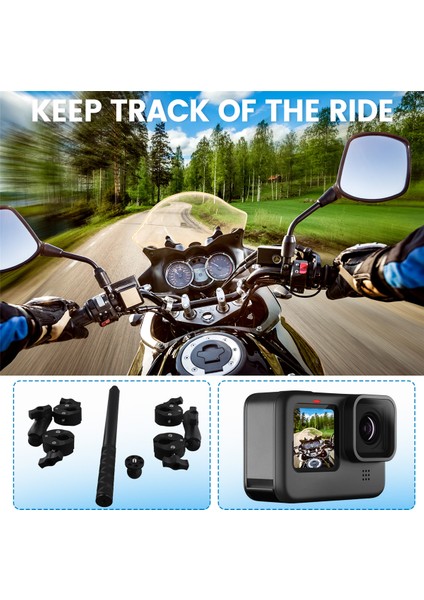 INSTA360 Için One X2 Djı Motosiklet Bisiklet Panoramik Selfie Stick Monopod Montaj Gopro Aksesuarı Için Gideri Braketi (Yurt Dışından) fırsatları