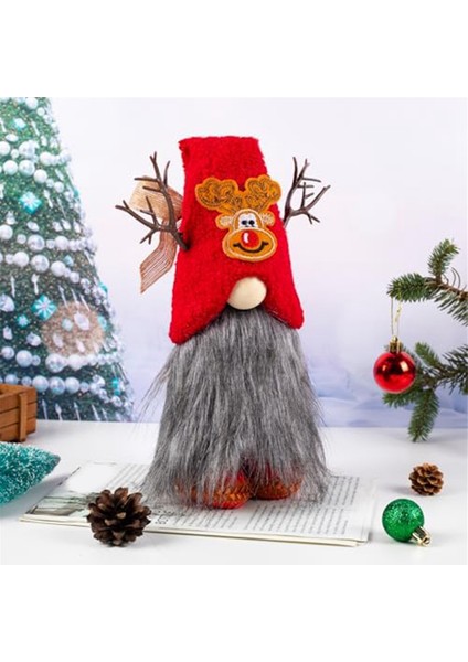 Ren Geyiği Gnomes Süslemeleri Peluş Tatil Ev Masa Hediyeleri, Daire Dekorasyonları Için Gnome Dekoru (Yurt Dışından) indirimleri