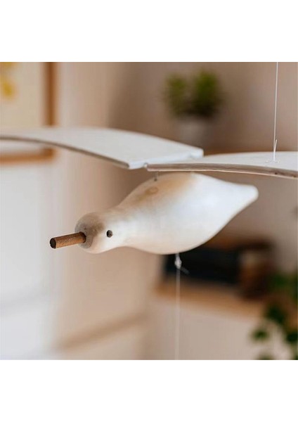 Yükselen Martılar Asılı Mobil Kanat Ahşap Uçan Martı Dekor Tavan Kolye Benzersiz Ev Deniz Duvar Dekorasyonu (Yurt Dışından) modelleri