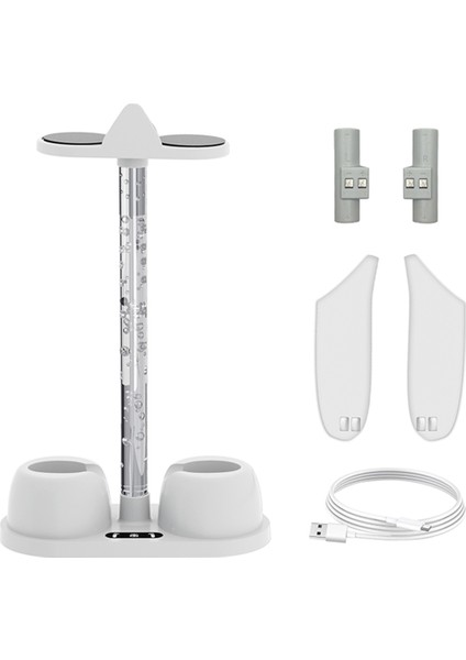 Meta Quest 3 Vr Kulaklık Şarj Standı Şarj Cihazı Istasyonu Meta Quest 3 Rgb Işıklar Depolama Standı (Yurt Dışından) modelleri