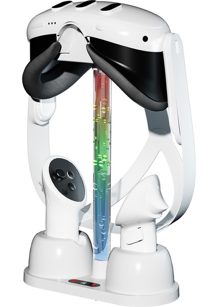 Meta Quest 3 Vr Kulaklık Şarj Standı Şarj Cihazı Istasyonu Meta Quest 3 Rgb Işıklar Depolama Standı (Yurt Dışından) indirimleri