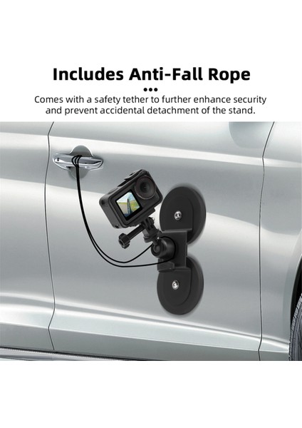 Mıknatıs Kamerası Mıknatıslı Araba Montajı ve Gopro Action 5 Pro Cep 3 Için 360 ° Rotasyon Bilyalı Kafası 3 (Yurt Dışından) fiyatları