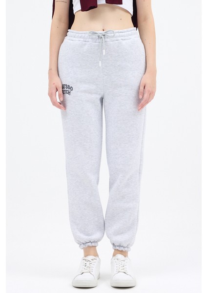 Karmelanj Yazı Nakışlı Kadın Jogger Eşofman Altı 9219M modelleri
