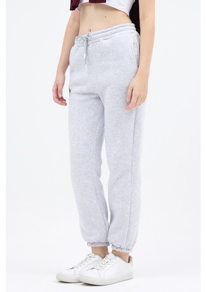 Karmelanj Yazı Nakışlı Kadın Jogger Eşofman Altı 9219M fırsatları