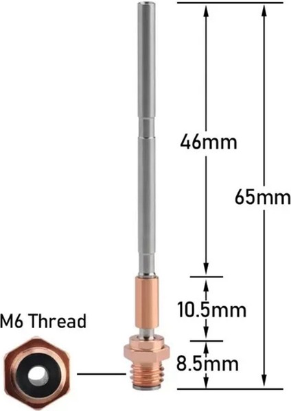 Prusa I3 Mk4 Extruder Hotend Kiti 0.4mm Sertleştirilmiş Çelik 3 Delikli Nozul Alüminyum Isıtma Bloğu 24V 40W Isıtma Çubuğu (Yurt Dışından) modelleri