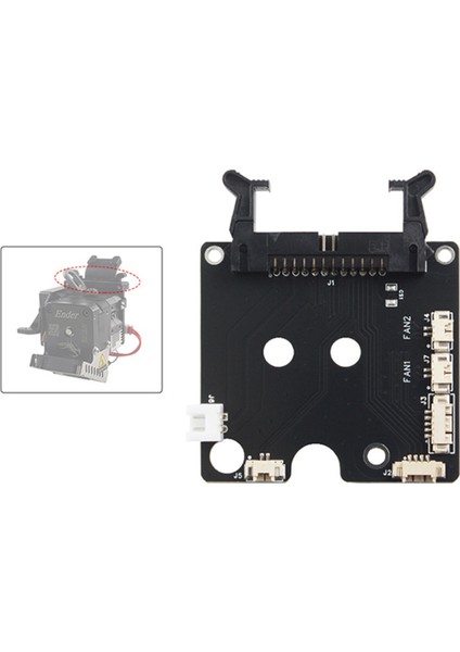 Ekstrüder Breakout Board Yüksek Kaliteli 3D Yazıcı Parçaları Pcba Kaydırılık Için Pcba Başlık-3 S1/s1 Pro Spirte Ekstrüder (Yurt Dışından) fırsatları