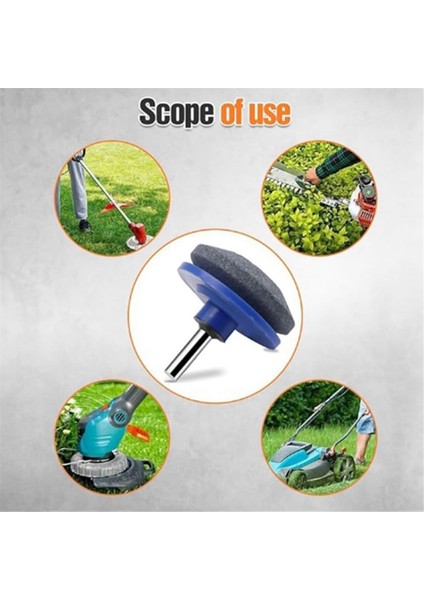 Çim Biçme Makinesi Bileme, Çim Biçme Makinesi Bıçağı Keskinleştirme Aracı Kiti, Herhangi Bir Güç Eli Matkabı Için Çim Biçme Makineleri Için Evrensel Bağlantı A A (Yurt Dışından) fırsatları