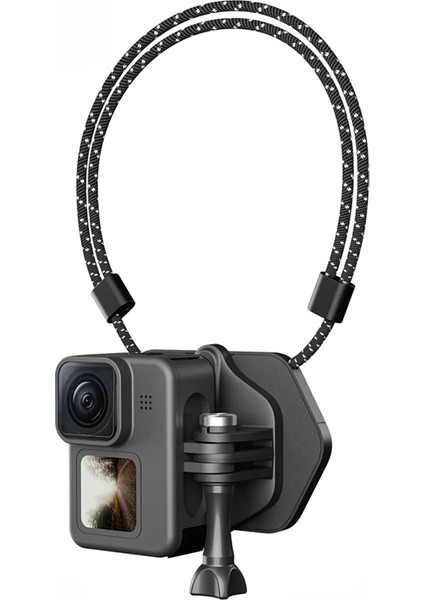 Telesin Evrensel Kamera Montaj Manyetik Boyun Tutucu Kamera Montajı Gopro Hero 11 Mini 10 9 8 7 INSTA360 X3 (Yurt Dışından)
