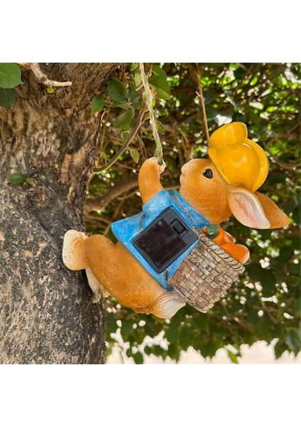 Reçine Hayvan Dekorasyonları Güneş Işıkları Bahçe Tavşanı Sincap Tırmanma Duvarı Asma Bahçe Hile Peyzaj (Sincap) (Yurt Dışından) fiyatları