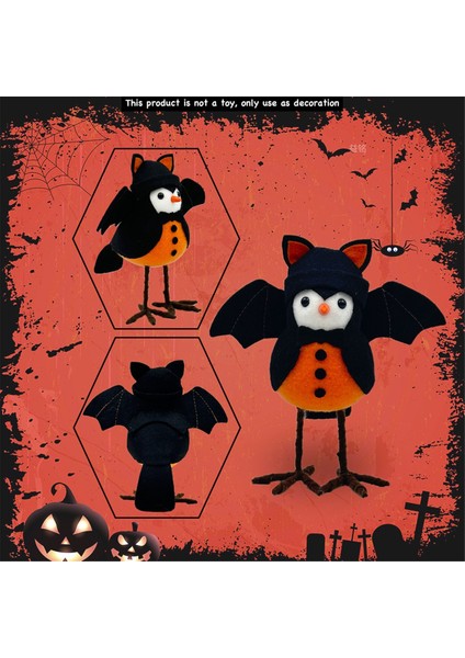 2pcs Cadılar Bayramı Kuş Figürine Cadılar Bayramı Tüylü Arkadaşlar Kuşlar, Masa Ev Penceresi Ekran Için Kuş Süslemeleri Duran Kuşlar (Yurt Dışından) modelleri