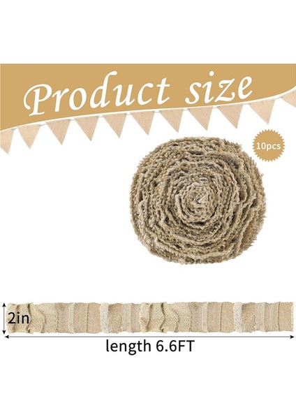 6 Rulo Fırfırlı Bülten Tahtası Sınırları Çuval Bezi Bülten Tahtası Trimklipled Çuval Bezi Dekoratif Sınır Trimler El Sanatları (Yurt Dışından) fiyatları