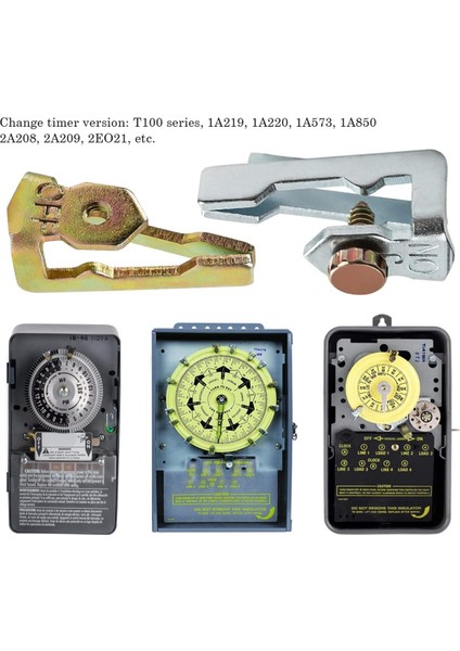 156T1978A Time Switch Trippers Intermati Fit T100 Serisi Zamanlayıcı 2 Paketinin Değiştirilmesi (4 On / 4 Kapalı / 8 Vidalar) (Yurt Dışından) fırsatları