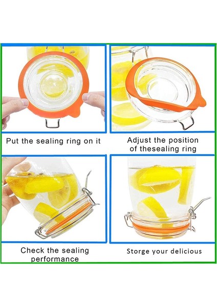 15 Adet Silikon Yedek Contalar Havadaki Kauçuk Contalar Mason Konserleme Tank Kavanoz Kapakları Sızdırmazlık Halkası (Yurt Dışından) indirimleri