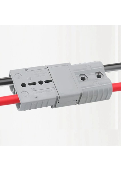 10PCS Anderson Tarzı Fiş Konektörü 50A Anderson Tutamaç Forklift Pil Şarjı Hızlı Konektörler Kiti Gösterildiği Gibi (Yurt Dışından)