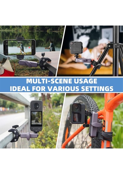 Kamera Montajı Süper Kelepçe Kutup Montajı Telefon Için, Gopro Hero 13 Hero 12 11 10 9 8 7 6 5, INSTA360, Djı Osmo Canon (Yurt Dışından) fiyatları