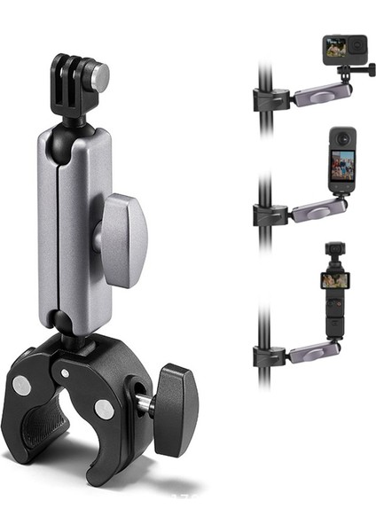Kamera Montajı Süper Kelepçe Kutup Montajı Telefon Için, Gopro Hero 13 Hero 12 11 10 9 8 7 6 5, INSTA360, Djı Osmo Canon (Yurt Dışından) modelleri