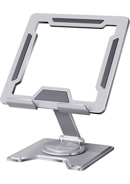 Tablet Stand Taşınabilir Masa Monitörü Stand Katlanabilir 360 ° Döner Taban iPad Pro/air/mini ile Uyumlu ve Daha Fazlası B (Yurt Dışından)