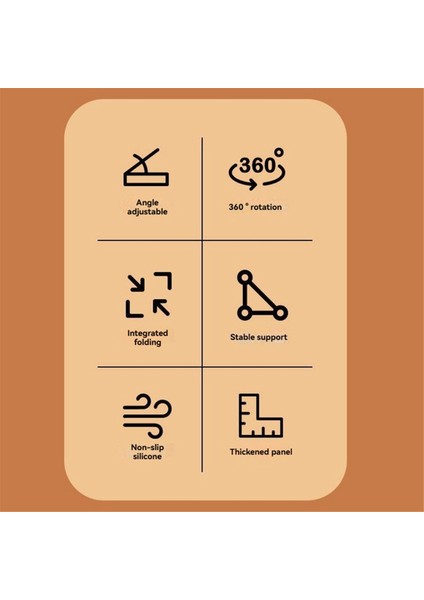 Tablet Stand Taşınabilir Masa Monitörü Stand Katlanabilir 360 ° Döner Taban iPad Pro/air/mini ile Uyumlu ve Daha Fazlası B (Yurt Dışından) fiyatları