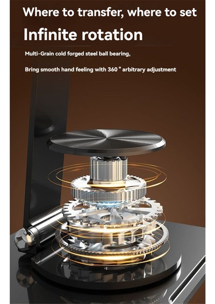 Tablet Stand Taşınabilir Masa Monitörü Stand Katlanabilir 360 ° Döner Taban iPad Pro/air/mini ile Uyumlu ve Daha Fazlası B (Yurt Dışından) fırsatları