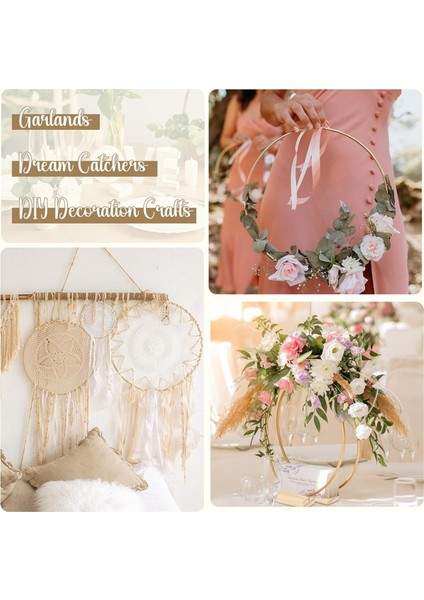 12PCS 12IN Metal Çiçek Çember Merkezi Şerit 12 Ahşap Masa Dekorasyonu Diy Düğün Dekorasyon Duvarı Asma (Yurt Dışından) fırsatları