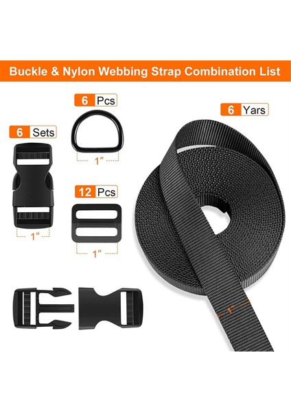 Toka ve Omuz Askısı Seti, Toka Kayışı, Japon Tokası Çift Uçlu Ayarlanabilir Bavul Kayışı (Yurt Dışından) modelleri