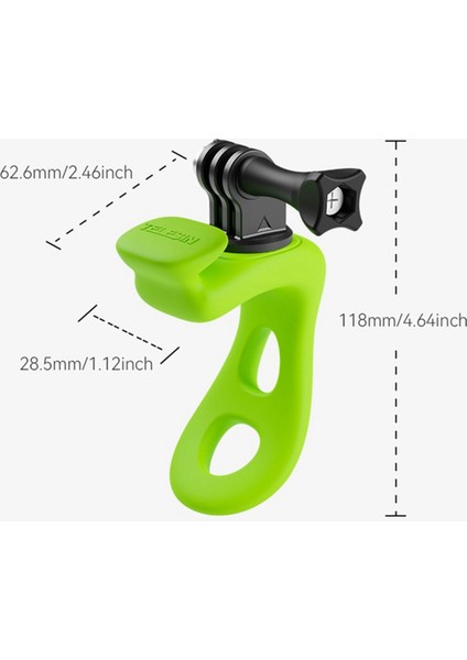 Gopro Için Telesin Çok Fonksiyonlu Elastik Kayış Hareketi Sabitleme Braketi Çok Fonksiyonlu Silikon Elastik Mini Q Braketi, Siyah (Yurt Dışından) fırsatları