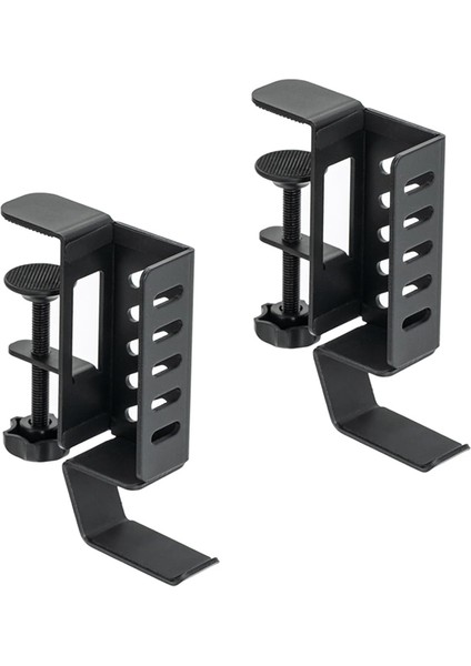 Masa Tarafı Dikey Dizüstü Bilgisayar Standı, Matkap Dizüstü Bilgisayar Masaüstü Montajı Yok, Masa Tarafı Için Asılı Dizüstü Bilgisayar Tutucu, Masa Siyahı Kelepçe (Yurt Dışından)
